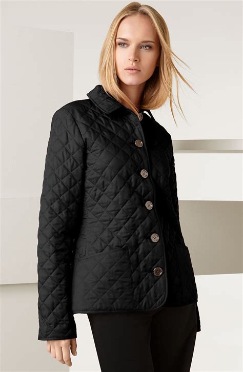 burberry quilted jacket|burberry brit quilted jacket women.